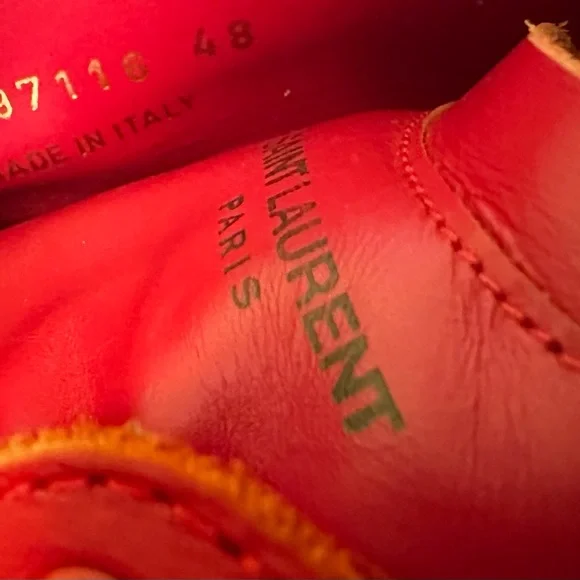 Saint Laurent
Andy leather low trainers - Picture 5 of 7